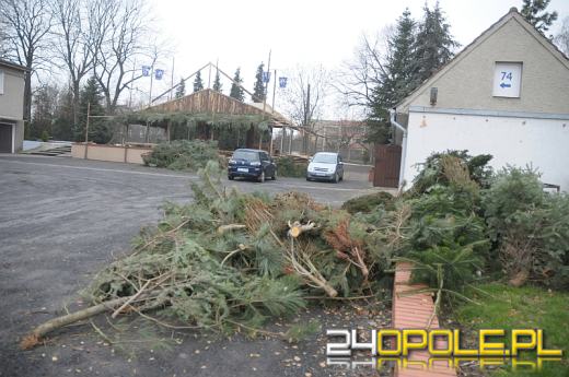 Trwa budowa żywej szopki w Opolu-Szczepanowicach