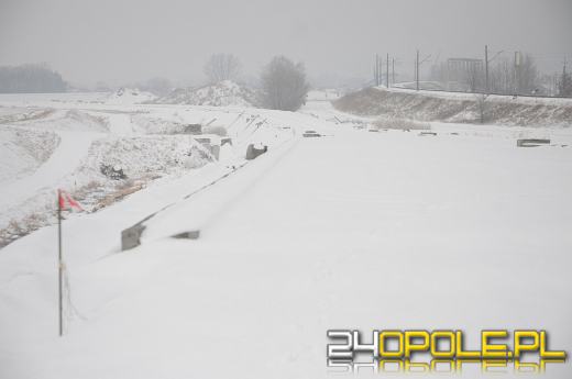 Przestój na budowie obwodnicy Czarnowąs