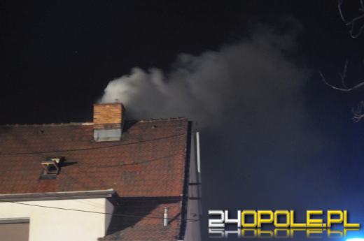Pożar sadzy w kominie przy ulicy Prószkowskiej