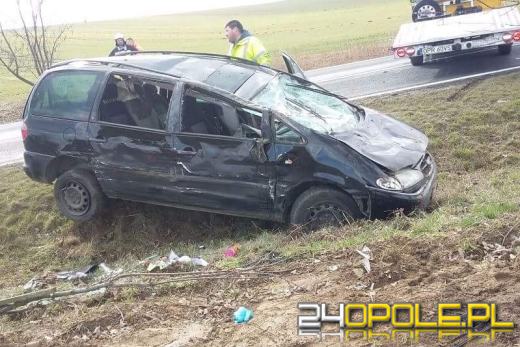 Groźny wypadek pod Głogówkiem