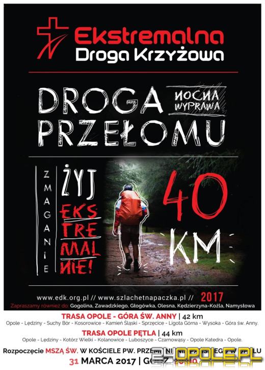 Opolanie ponownie przejdą Ekstremalną Drogę Krzyżową