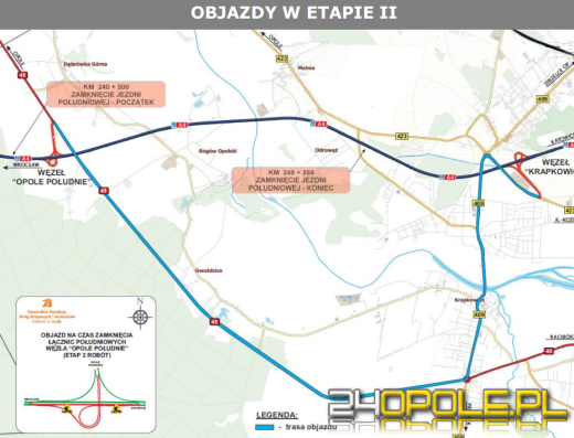 Od czwartku remont i utrudnienia dla kierowców na opolskim odcinku A4