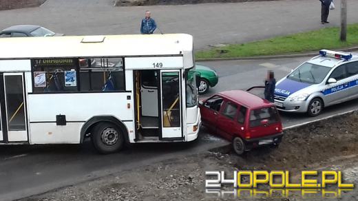 Daewoo zderzyło się z autobusem MZK