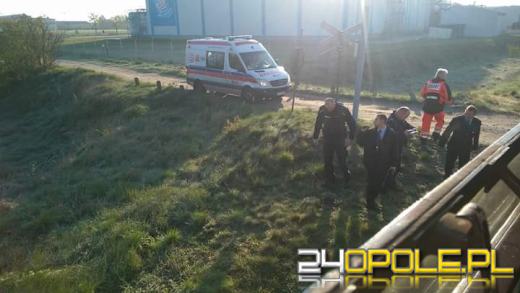 18-letni rowerzysta wjechał wprost pod pociąg