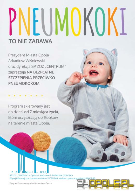 Trwa akcja bezpłatnych szczepień przeciwko pneumokokom 