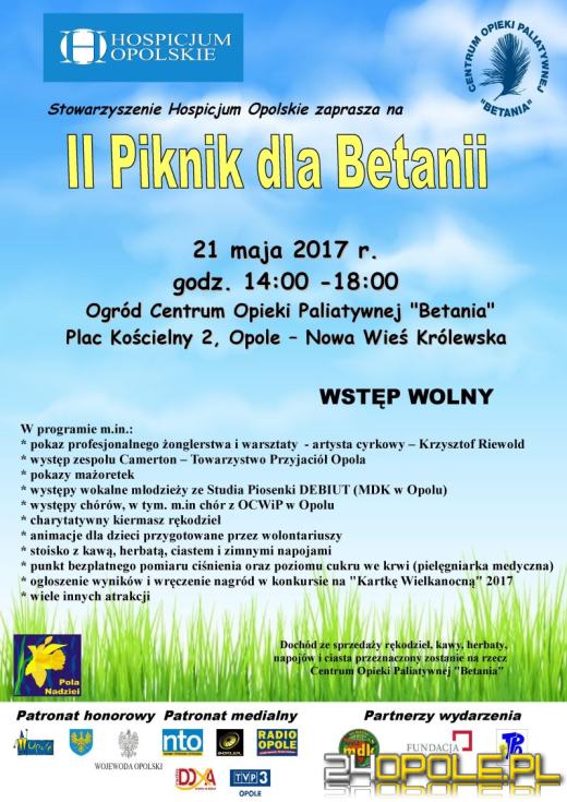 Piknik  "Betanii" zakończy kampanię Pola Nadziei 2017