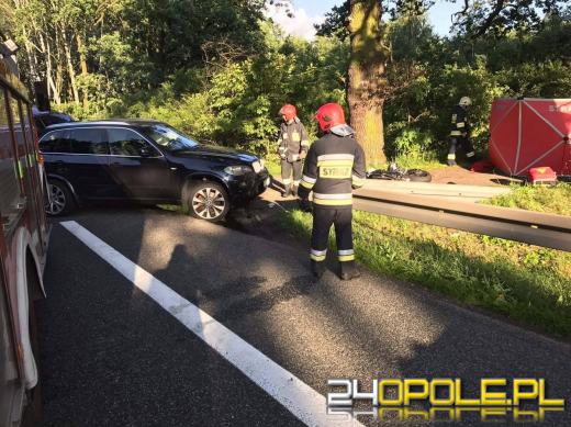 Tragiczny wypadek motocyklisty przed Dąbrową.