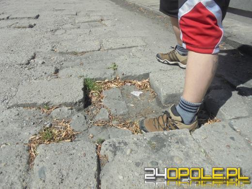 Lewin Brzeski: cząstkowy remont drogi nie zadowolił mieszkańców