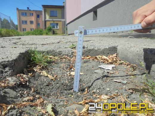 Lewin Brzeski: cząstkowy remont drogi nie zadowolił mieszkańców