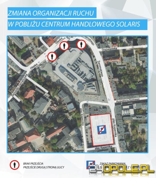 Od jutra duże utrudnienia dla pieszych i kierowców w centrum Opola