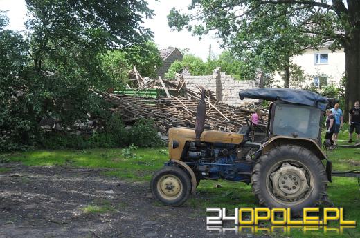 Kolanowice usuwają skutki wczorajszej wichury