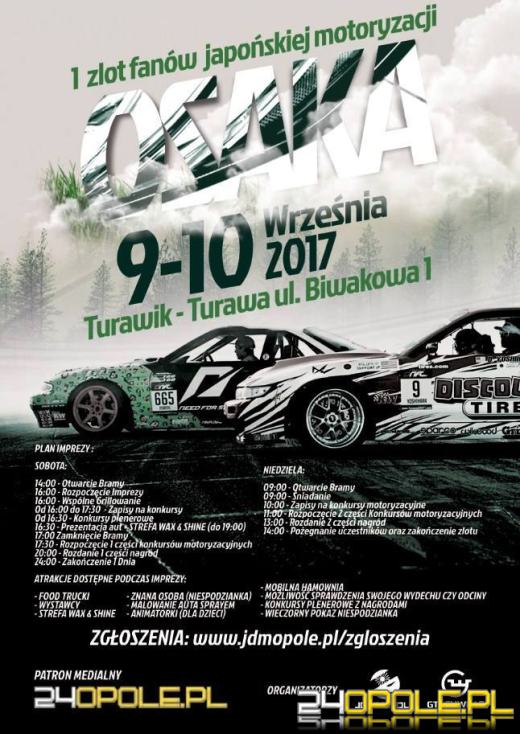 JDM Opole zaprasza na I zlot fanów japońskiej motoryzacji Osaka