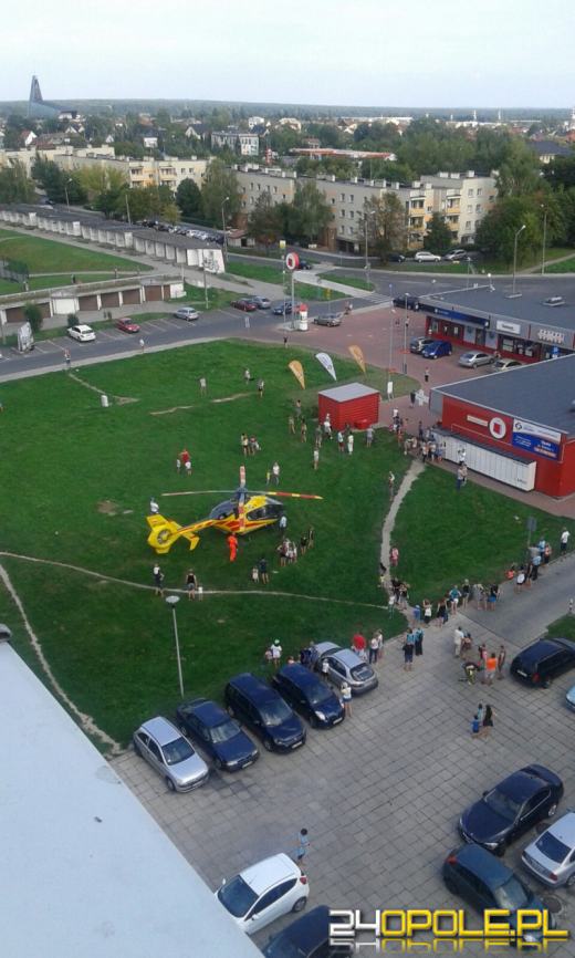 Helikopter LPR lądował na opolskiej Malince