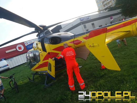 Helikopter LPR lądował na opolskiej Malince