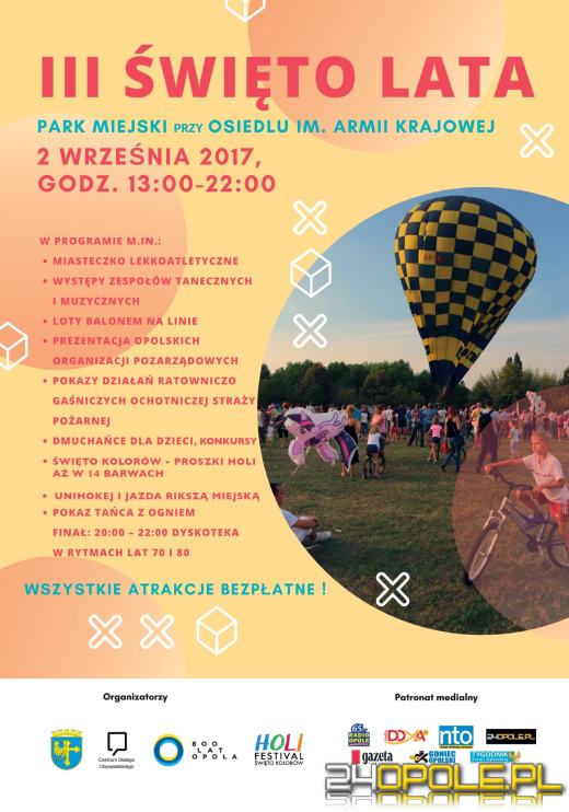 Niebawem III Święto Lata w Opolu. Będzie się działo!