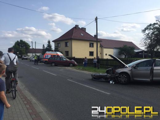 Wypadek w Polskiej Nowej Wsi, ranny starszy mężczyzna