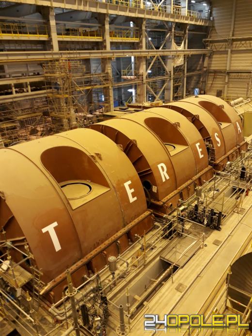  Turbinie w Elektrowni Opole nadano imię założycielki fundacji "Dom"