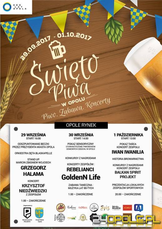 Złocisty trunek, zabawa i koncerty. Przed nami III Święto Piwa w Opolu! 
