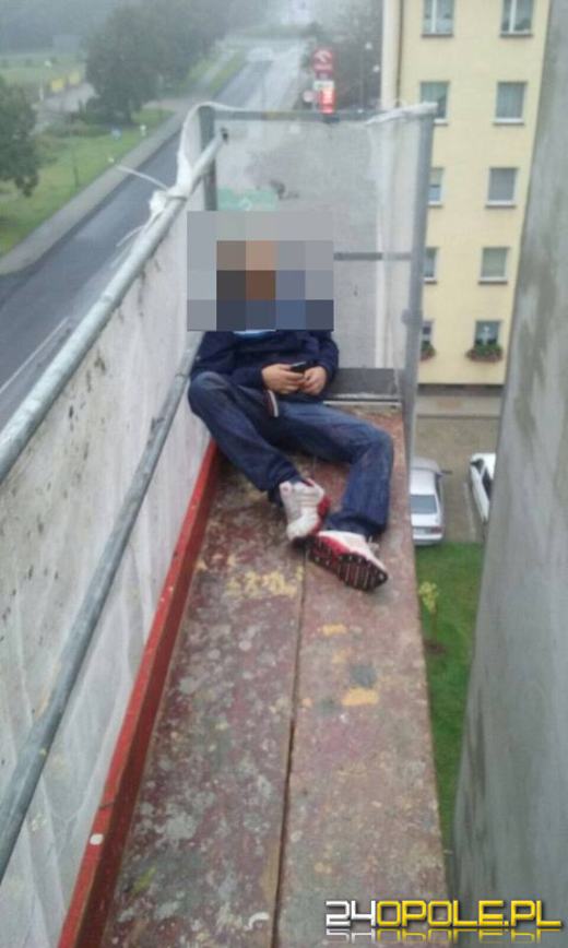 Wszedł na rusztowanie, nie pamięta jak