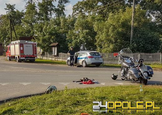 Zderzenie dwóch motocykli pod Namysłowem