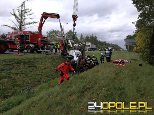 Wypadek 4 samochodów między Opolem a Lędzinami