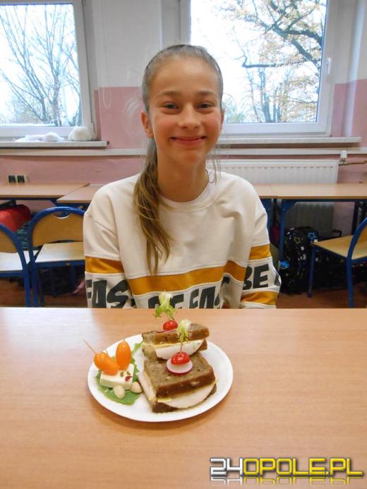 W ramach akcji "Śniadanie ma moc" przygotowywali wspólne zdrowe śniadanie