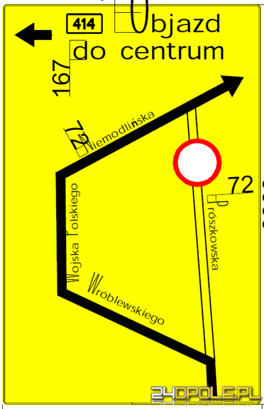 MZD: Od wtorku zamknięta Prószkowska, objazdy i nowe lokalizacje przystanków