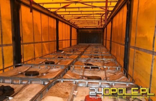 KAS z Opola udaremnił wprowadzenie na rynek 26 tysięcy litrów nielegalnego paliwa