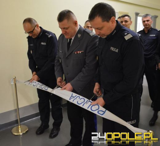 Otwarcie nowych pracowni laboratoryjnych w KWP Opole