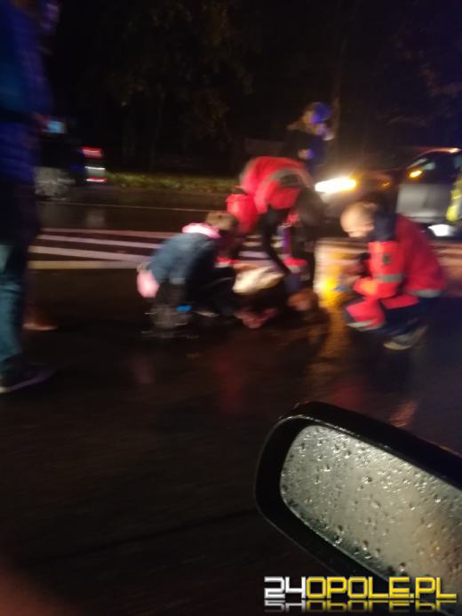 Potrącenie nastolatki na przejściu na Ozimskiej
