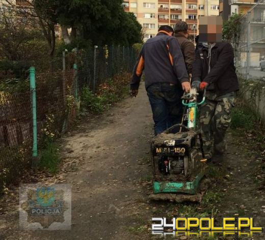 Skradziony sprzęt budowlany zakopał 2 metry pod ziemią