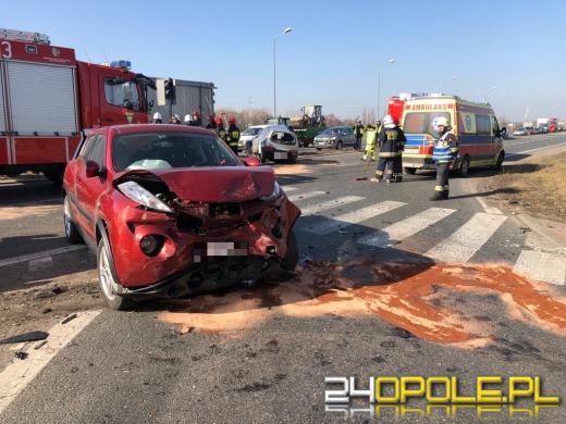Wypadek na obwodnicy Opola. Są utrudnienia w ruchu