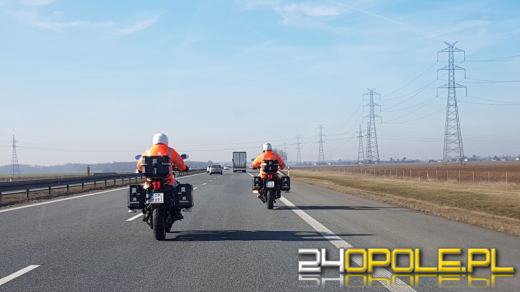 Pierwsze w Polsce patrole motocyklowe na autostradzie A4