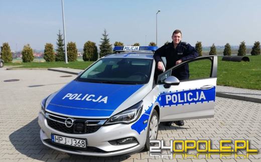 Prudnicki policjant na urlopie pomógł poszkodowanym w wypadku