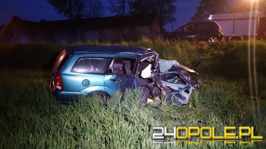 Czołowe zderzenie pod Strzelcami Opolskimi. 7 osób z obrażeniami