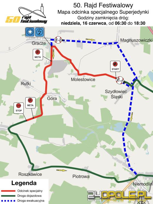 Już jutro  50. Rajd Festiwalowy. Będą utrudnienia na drogach!