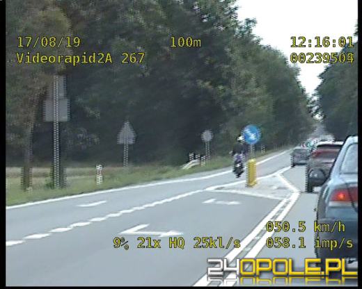 Uzbierał 30 punktów karnych w kilka minut