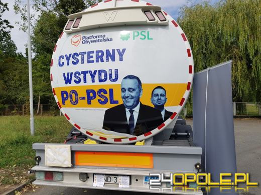 Cysterny wstydu pokazują tragiczne rządy PO-PSL. Kolejny etap kampanii PiS