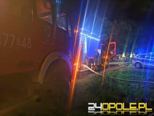 Sowczyce: Kierująca Volkswagenem Golfem spłonęła w aucie