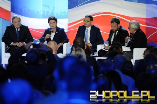 Jarosław Kaczyński na konwencji tematycznej Prawa i Sprawiedliwości w Opolu