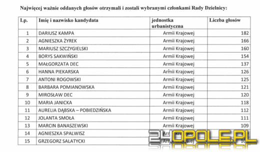 Znamy wyniki do Rad Dzielnic miasta Opola