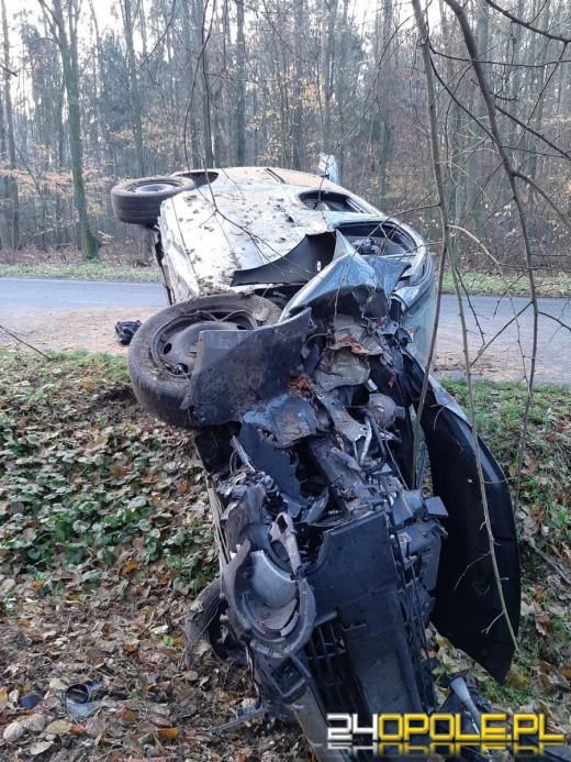 Wypadek pod Namysłowem. 3 osoby w szpitalu