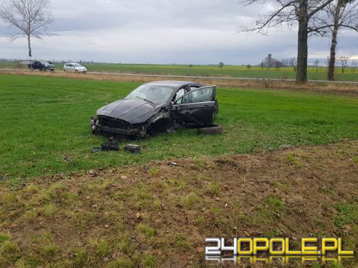 Dwie osoby ranne po wypadku na DK 38