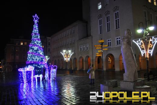 Opolski rynek pięknieje na święta