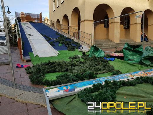 Trwają przygotowania do Jarmarku Bożonarodzeniowego