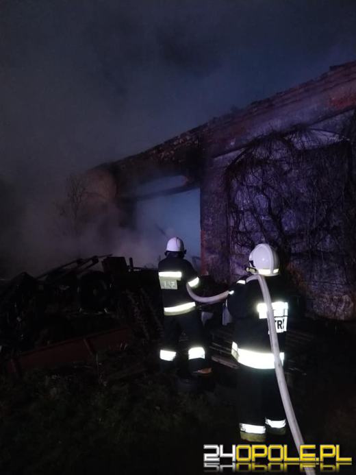 Dwie stodoły spłonęły minionej nocy na Opolszczyźnie