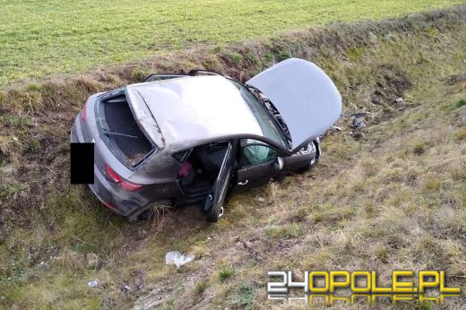 Utrudnienia na DW 414 po zderzeniu pojazdów 