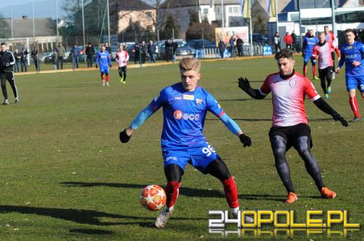 Nowi piłkarze Odry Opole w akcji