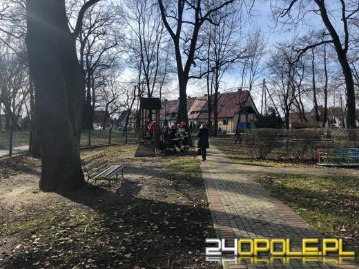 Strażacy interweniowali na placu zabaw w Kędzierzynie-Koźlu