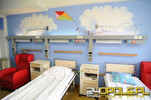 Pacjenci Oddziału Chirurgii Dziecięcej w Opolu mają bajkowe sale. Wszystko dzięki uczniom